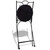 Folding Bistro Chairs 2 pcs Ceramic Black and White A949-41533