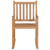 Rocking Chair with Taupe Cushion Solid Teak Wood A949-3062780