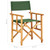Director's Chair Solid Acacia Wood Green A949-45953