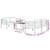 5 Piece Patio Lounge Set with Cushions Aluminum Anthracite A949-3107808