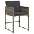 Patio Chairs with Cushions 4 pcs Gray Poly Rattan A949-4007477