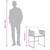 Patio Chairs with Cushions 4 pcs Gray Poly Rattan A949-4007477