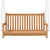 Swing Bench Solid Teak Wood 44.9"x23.6"x25.2 A949-316628