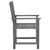 Patio Chairs with Cushions 4 pcs Gray Solid Acacia Wood A949-3061232