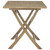 Folding Patio Table Gray 47.2"x27.6"x29.5" Solid Wood Teak A949-362763