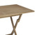 Folding Patio Table Gray 47.2"x27.6"x29.5" Solid Wood Teak A949-362763