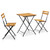 3 Piece Folding Bistro Set Solid Acacia Wood A949-313157