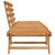Patio Bench 2-in-1 74.8" Solid Acacia Wood A949-316471