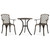3 Piece Bistro Set Cast Aluminum Bronze A949-315591