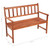 Patio Bench with Cushion 47.2" Solid Acacia Wood A949-3063783