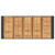 Patio Bar Table with Acacia Wood Top Black 72.8"x31.5"x43.3" Poly Rattan A949-368700