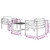  3 Piece Patio Lounge Set with Cushions Aluminum Anthracite A949-3107780