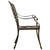  3 Piece Bistro Set Cast Aluminum Bronze A949-3070574