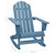  Patio Adirondack Rocking Chair Solid Fir Wood Blue A949-315885