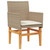  Patio Chairs with Cushions 2 pcs Beige Poly Rattan&Solid Wood A949-368716