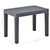  Patio Table with 2 Benches Plastic Anthracite A949-48778