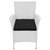  9 Piece Patio Dining Set Poly Rattan Cream White A949-42500