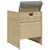  Patio Chairs with Cushions 4 pcs Mix Beige Poly Rattan A949-4007441