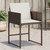  Patio Chairs with Cushions 4 pcs Brown Poly Rattan A949-4007478