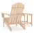  Patio Adirondack Chair with Table Solid Fir Wood A949-315922