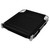  Folding Sun Lounger with Head Cushion Powder-coated Steel Black A949-41482