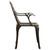  5 Piece Bistro Set Cast Aluminum Bronze A949-3070607