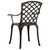  5 Piece Bistro Set Cast Aluminum Bronze A949-3070607