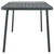  Patio Table Dark Gray 70.9"x32.7"x28.3" Steel A949-46632