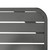  Patio Table Dark Gray 70.9"x32.7"x28.3" Steel A949-46632