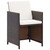  9 Piece Patio Dining Set with Cushions Poly Rattan Brown A949-42526