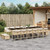  17 Piece Patio Dining Set with Cushions Beige Poly Rattan A949-3278133