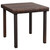  Sun Lounger with Cushion & Table Poly Rattan Brown A949-42885