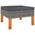  6 Piece Patio Lounge Set with Cushions Poly Rattan Gray A949-3059728