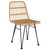  Patio Chairs 2 pcs 18.9"x24.4"x33.1" PE Rattan A949-319428