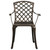  5 Piece Bistro Set Cast Aluminum Bronze A949-3070613
