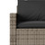  2 Piece Patio Dining Set with Cushions Gray Poly Rattan A949-366337