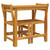  3 Piece Balcony Set Solid Wood Acacia A949-365854