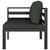  7 Piece Patio Lounge Set with Cushions Aluminum Anthracite A949-3107801