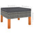  5 Piece Patio Lounge Set with Cushions Poly Rattan Gray A949-3059711