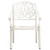  Patio Chairs 2 pcs Cast Aluminum White A949-315569
