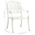  Patio Chairs 2 pcs Cast Aluminum White A949-315569