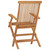  Folding Patio Chairs 3 pcs Solid Teak Wood A949-315444