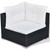  10 Piece Patio Lounge Set with Cushions Poly Rattan Black A949-42104