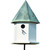 White Octagonal Bird House with Verdigris Copper Roof - Made in USA Q280-HCSDBH12892845