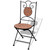  Folding Bistro Chairs 2 pcs Ceramic Terracotta A949-41529