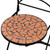  Folding Bistro Chairs 2 pcs Ceramic Terracotta A949-41529