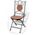  Folding Bistro Chairs 2 pcs Ceramic Terracotta A949-41529