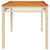  Patio Table Beige 55.1"x31.5"x29.5" Poly Rattan Acacia Wood A949-366278