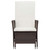  2 Piece Patio Lounge Set with Cushions Poly Rattan Brown A949-310232