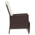 2 Piece Patio Lounge Set with Cushions Poly Rattan Brown A949-310232